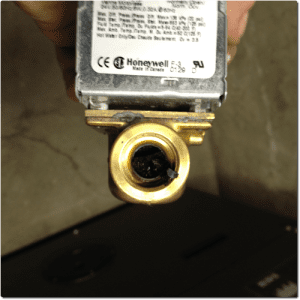 plugged zone valve